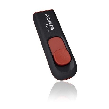 MEMORIE USB 2.0 8GB ADATA C008;Black "AC008-8G-RBK"  (timbru verde 0.03 lei)
