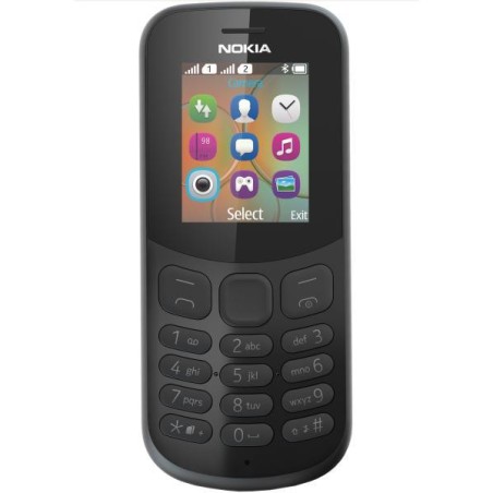 Telefon cu butoane, NOKIA, "130" ecran 1.8 inch, dual sim, rez. camera 0.3 Mpix, memorie interna 4 MB, 2G, OEM, acumulator 1020 