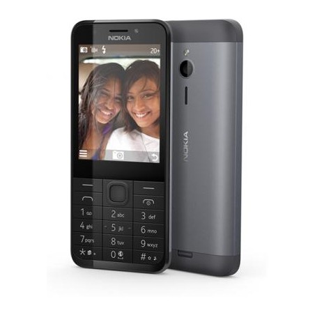 Telefon cu butoane, NOKIA, "230" ecran 2.8 inch, dual sim, rez. camera 2 Mpix, memorie interna 16 MB, 2G, OEM, acumulator 1200 m