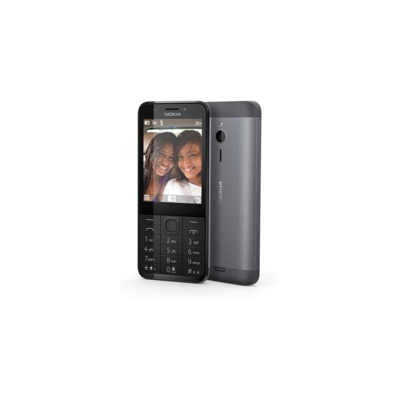 Telefon cu butoane, NOKIA, "230" ecran 2.8 inch, dual sim, rez. camera 2 Mpix, memorie interna 16 MB, 2G, OEM, acumulator 1200 m