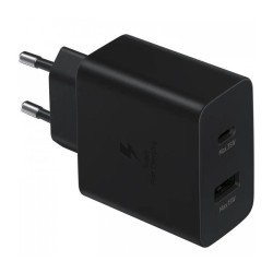 Incarcator retea 220V Samsung, USB Type C | USB, 35W, fast charge, negru, "EP-TA220NBEGEU" (timbru verde 0.18 lei)
