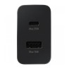 Incarcator retea 220V Samsung, USB Type C | USB, 35W, fast charge, negru, "EP-TA220NBEGEU" (timbru verde 0.18 lei)