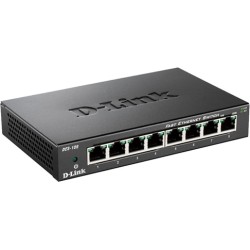 SWITCH D-LINK  8 porturi 10/100Mbps. carcasa metalica, "DES-108" (timbru verde 2 lei)