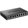 SWITCH D-LINK  8 porturi 10/100Mbps. carcasa metalica, "DES-108" (timbru verde 2 lei)