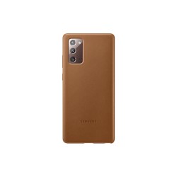 HUSA Smartphone Samsung, pt Galaxy Note 20, tip back cover (protectie spate), piele, ultrasubtire, maro, "EF-VN980LAEGEU"