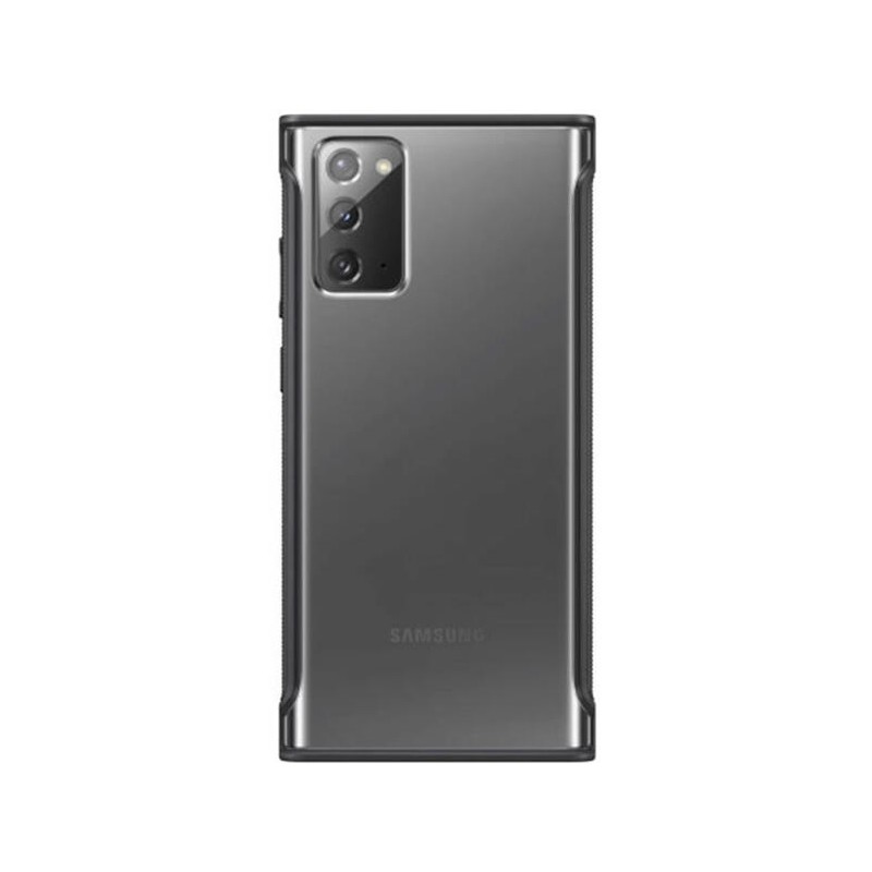 HUSA Smartphone Samsung, pt Galaxy Note 20, tip back cover (protectie spate), TPU, Clear Protective Cover, negru, "EF-GN980CBEGE