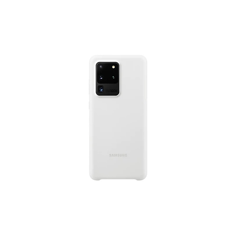 HUSA Smartphone Samsung, pt Galaxy S20 Ultra, tip back cover (protectie spate), silicon, ultrasubtire, alb, "EF-PG988TWEGEU"