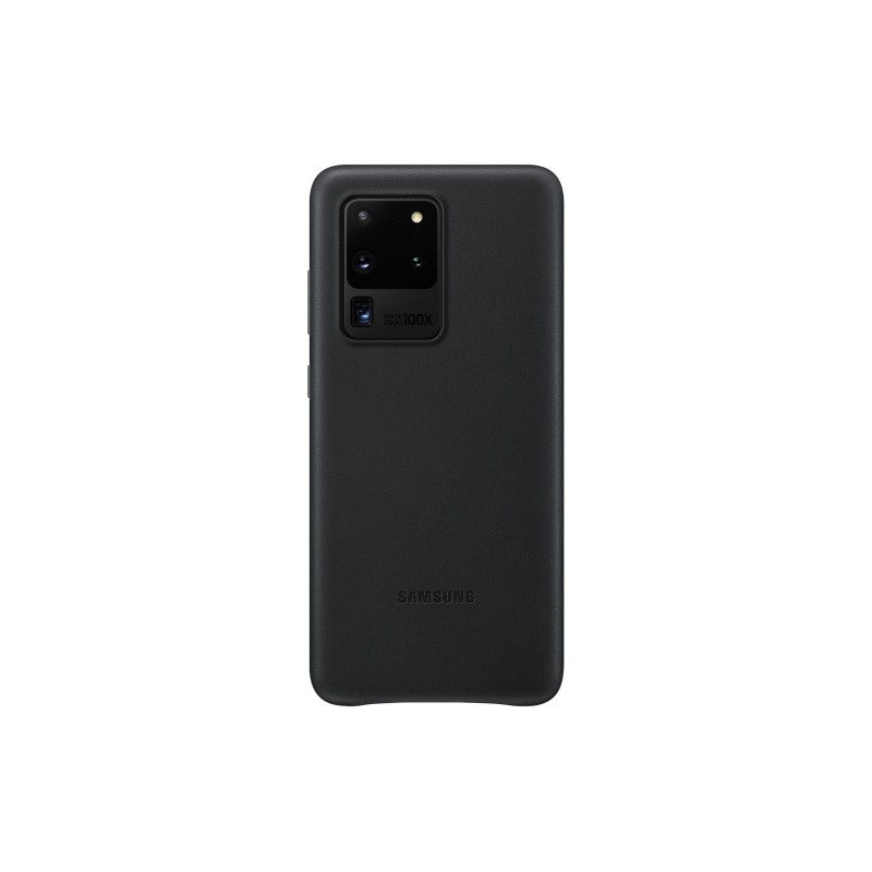 HUSA Smartphone Samsung, pt Galaxy S20 Ultra, tip back cover (protectie spate), piele, ultrasubtire, negru, "EF-VG988LBEGEU"