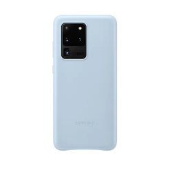 HUSA Smartphone Samsung, pt Galaxy S20 Ultra, tip back cover (protectie spate), piele, ultrasubtire, albastru, "EF-VG988LLEGEU"