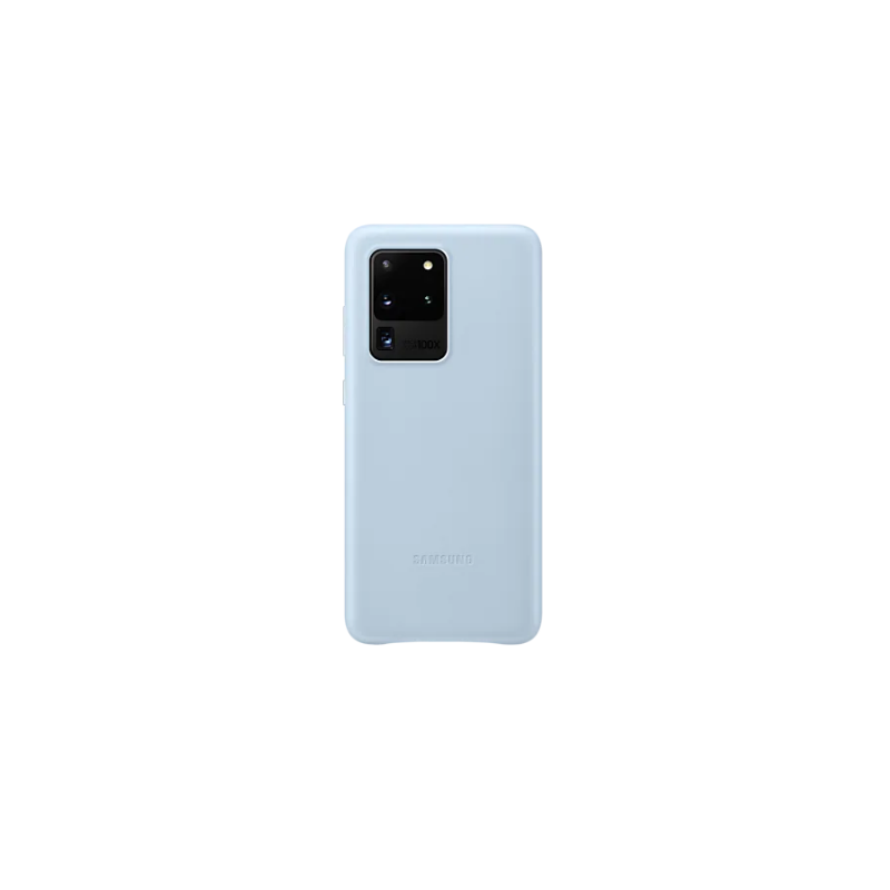 HUSA Smartphone Samsung, pt Galaxy S20 Ultra, tip back cover (protectie spate), piele, ultrasubtire, albastru, "EF-VG988LLEGEU"