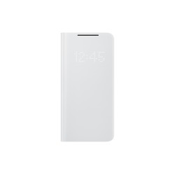 HUSA Smartphone Samsung, pt Galaxy S21, tip smart book cover, policarbonat | poliuretan, Smart LED View, gri, "EF-NG991PJEGEE"