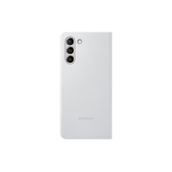 HUSA Smartphone Samsung, pt Galaxy S21, tip smart book cover, policarbonat | poliuretan, Smart LED View, gri, "EF-NG991PJEGEE"