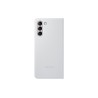 HUSA Smartphone Samsung, pt Galaxy S21, tip smart book cover, policarbonat | poliuretan, Smart LED View, gri, "EF-NG991PJEGEE"