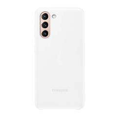 HUSA Smartphone Samsung, pt Galaxy S21, tip smart book cover, policarbonat | poliuretan, Smart LED View, alb, "EF-KG991CWEGWW"