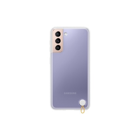 HUSA Smartphone Samsung, pt Galaxy S21, tip back cover (protectie spate), policarbonat | poliuretan, Clear Protective Cover, alb