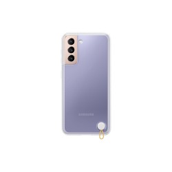 HUSA Smartphone Samsung, pt Galaxy S21, tip back cover (protectie spate), policarbonat | poliuretan, Clear Protective Cover, alb