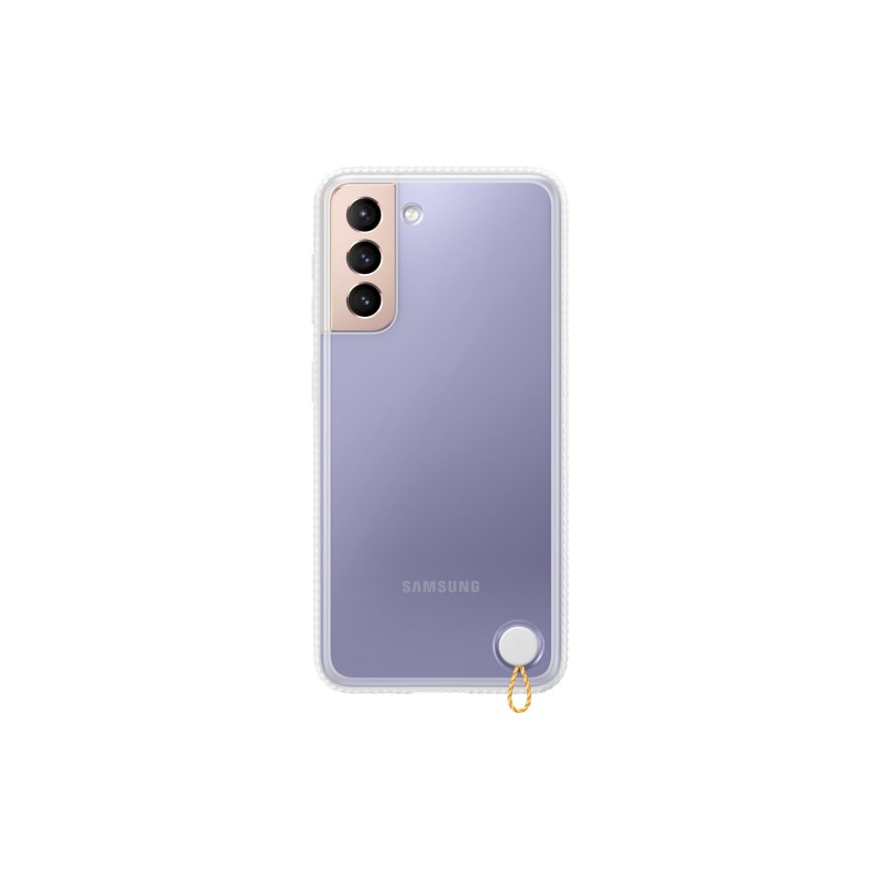 HUSA Smartphone Samsung, pt Galaxy S21, tip back cover (protectie spate), policarbonat | poliuretan, Clear Protective Cover, alb