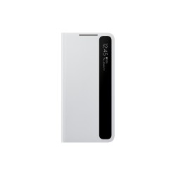 HUSA Smartphone Samsung, pt Galaxy S21+, tip smart book cover, poliuretan, Smart LED View, gri, "EF-ZG996CJEGEE"