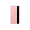 HUSA Smartphone Samsung, pt Galaxy S21+, tip smart book cover, poliuretan, Clear View Cover, roz, "EF-ZG996CPEGEE"