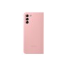 HUSA Smartphone Samsung, pt Galaxy S21+, tip smart book cover, poliuretan, Clear View Cover, roz, "EF-ZG996CPEGEE"