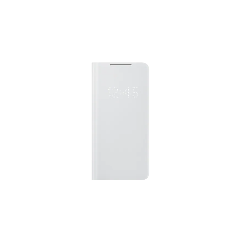 HUSA Smartphone Samsung, pt Galaxy S21+, tip smart book cover, poliuretan, Smart LED View, gri, "EF-NG996PJEGEE"