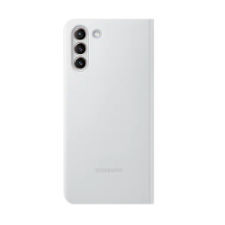 HUSA Smartphone Samsung, pt Galaxy S21+, tip smart book cover, poliuretan, Smart LED View, gri, "EF-NG996PJEGEE"