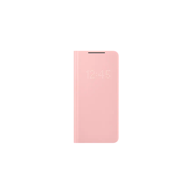 HUSA Smartphone Samsung, pt Galaxy S21+, tip smart book cover, poliuretan, Smart LED View, roz, "EF-NG996PPEGEE"