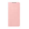 HUSA Smartphone Samsung, pt Galaxy S21+, tip smart book cover, poliuretan, Smart LED View, roz, "EF-NG996PPEGEE"