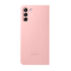 HUSA Smartphone Samsung, pt Galaxy S21+, tip smart book cover, poliuretan, Smart LED View, roz, "EF-NG996PPEGEE"