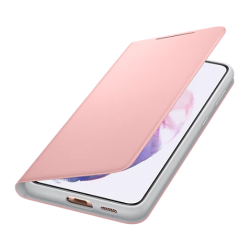 HUSA Smartphone Samsung, pt Galaxy S21+, tip smart book cover, poliuretan, Smart LED View, roz, "EF-NG996PPEGEE"
