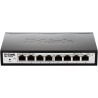 SWITCH D-LINK SMART  8 porturi Gigabit  carcasa metalica, "DGS-1100-08" (timbru verde 2 lei)