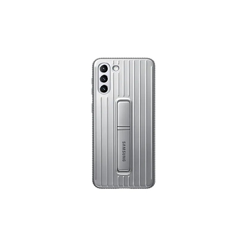 HUSA Smartphone Samsung, pt Galaxy S21+, tip back cover (protectie spate), plastic, Protective Standing Cover, gri, "EF-RG996CJE