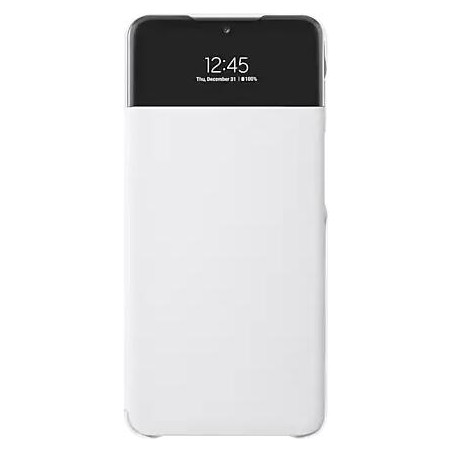 HUSA Smartphone Samsung, pt Galaxy A32, tip smart book cover cu buzunar, poliuretan, Smart View Wallet, alb, "EF-EA326PWEGEE"