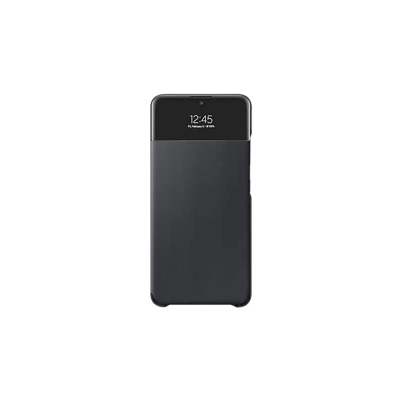 HUSA Smartphone Samsung, pt Galaxy A32, tip smart book cover cu buzunar, plastic, Smart View Wallet, negru, "EF-EA325PBEGEE"