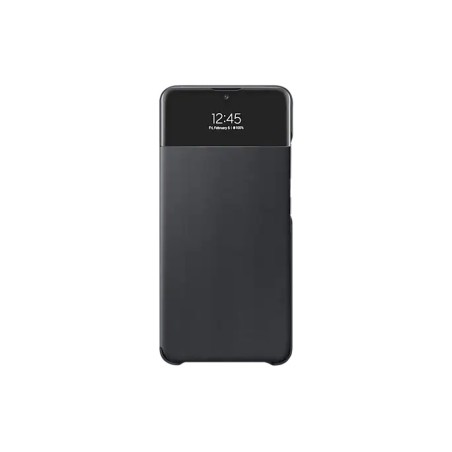 HUSA Smartphone Samsung, pt Galaxy A32, tip smart book cover cu buzunar, plastic, Smart View Wallet, negru, "EF-EA325PBEGEE"