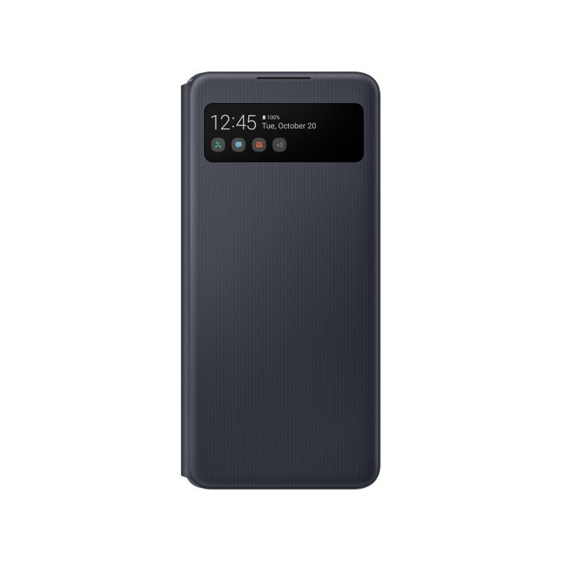 HUSA Smartphone Samsung, pt Galaxy A42, tip smart book cover cu buzunar, TPU, Smart View Wallet, negru, "EF-EA426PBEGEE"