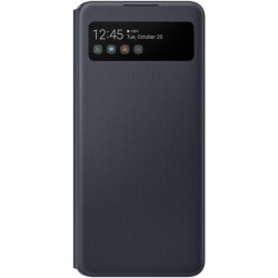 HUSA Smartphone Samsung, pt Galaxy A42, tip smart book cover cu buzunar, TPU, Smart View Wallet, negru, "EF-EA426PBEGEE"