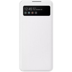 HUSA Smartphone Samsung, pt Galaxy A42, tip smart book cover cu buzunar, TPU, Smart View Wallet, alb, "EF-EA426PWEGEE"