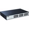 SWITCH D-LINK SMART 24 porturi Gigabit  carcasa metalica, rackabil, "DGS-1100-24" (timbru verde 2 lei)