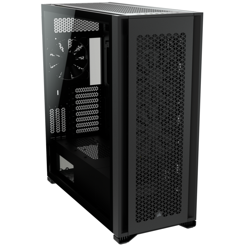 CARCASA CORSAIR Tower, ATX, "7000D AIRFLOW", fara sursa, sticla securizata, fan x 3, USB 3.0 x 4,USB 3.1 Type-C x 1, Jack 3.5 mm