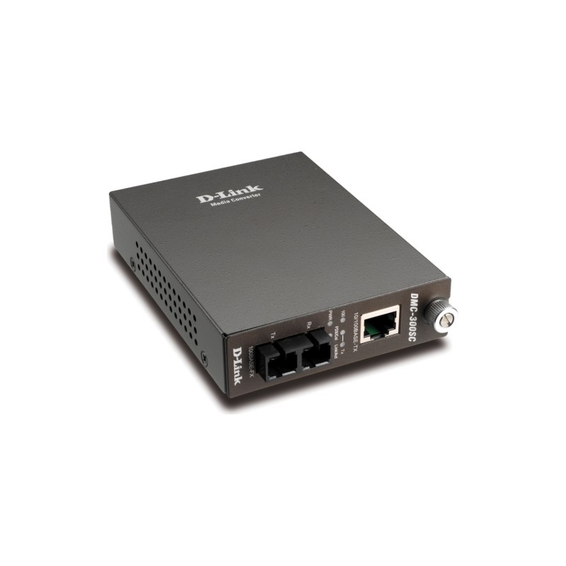 MEDIA CONVERTOR D-LINK RJ45 10/100M la fibra SC multi-mode  100M, Fu60-duplex, pana la 2Km, "DMC-300SC"( include timbru verde 0.