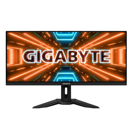 MONITOR Gigabyte 34 inch, Gaming, IPS, UWQHD (3440 x 1440), Wide, 400 cd/mp, 1 ms, HDMI x 2 | DisplayPort, "M34WQ" (timbru verde