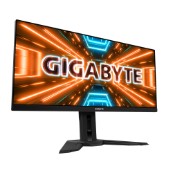 MONITOR Gigabyte 34 inch, Gaming, IPS, UWQHD (3440 x 1440), Wide, 400 cd/mp, 1 ms, HDMI x 2 | DisplayPort, "M34WQ" (timbru verde