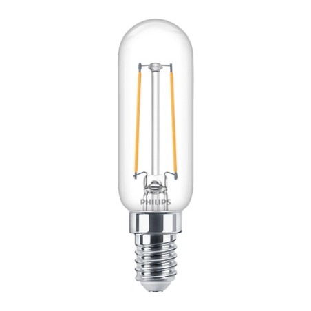 BEC LED Philips, soclu E14, putere 2.1W, forma tub, lumina alb calda, alimentare 220 - 240 V, "000008718699783334" (timbru verde