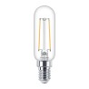 BEC LED Philips, soclu E14, putere 2.1W, forma tub, lumina alb calda, alimentare 220 - 240 V, "000008718699783334" (timbru verde