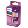 BEC LED Philips, soclu E14, putere 4.5W, forma tub, lumina alb calda, alimentare 220 - 240 V, "000008718699783358" (timbru verde