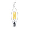 BEC LED Philips, soclu E14, putere 3.4W, forma flacara, lumina alb calda, alimentare 220 - 240 V, "000008719514324374" (timbru v