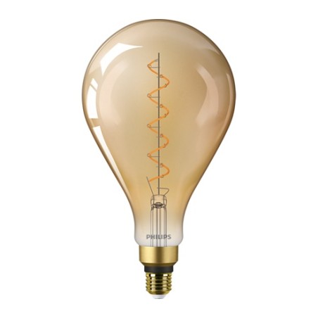 BEC LED Philips, soclu E27, putere 4.5W, forma clasic, lumina flacara, alimentare 220 - 240 V, "000008719514313828" (timbru verd