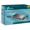 SWITCH PoE TP-LINK  8 porturi Gigabit (4 PoE), IEEE 802.3af, carcasa metalica "TL-SG108PE" (timbru verde 2 lei)