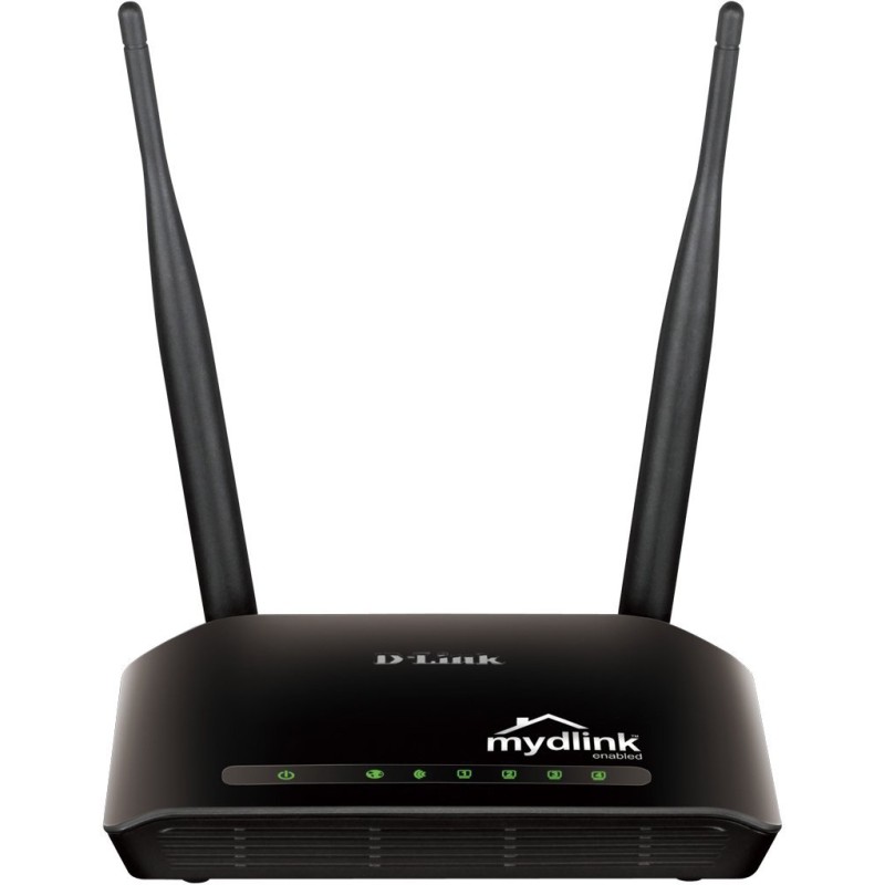 ROUTER D-LINK wireless  300Mbps, 4 porturi 10/100, 2 antene externe, N300 "DIR-605L"/45502199 (timbru verde 0.8 lei)
